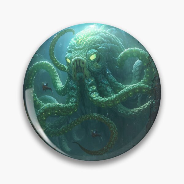Item preview, Giant octopus ancient on the ocean floor designed and sold by ArcaneVisionArt.