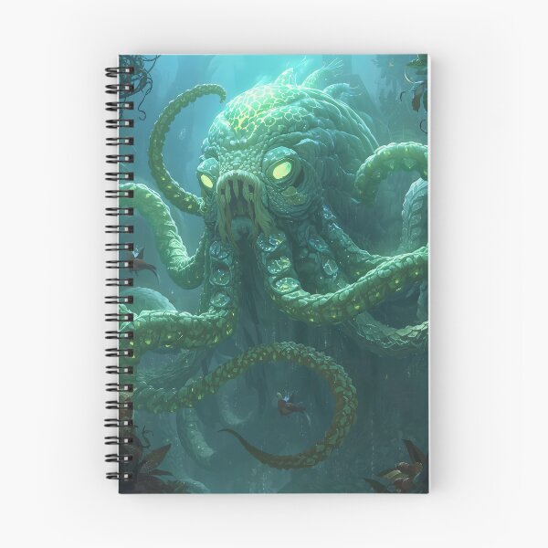 Item preview, Giant octopus ancient on the ocean floor designed and sold by ArcaneVisionArt.