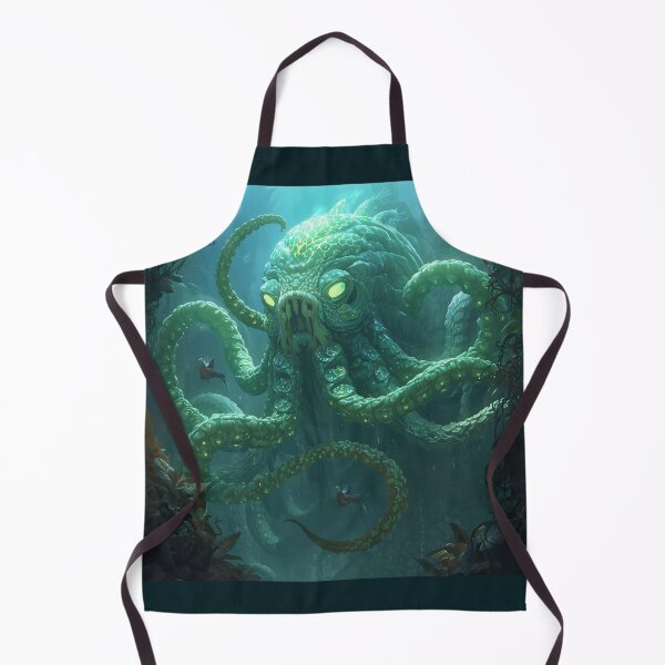 Item preview, Giant octopus ancient on the ocean floor designed and sold by ArcaneVisionArt.