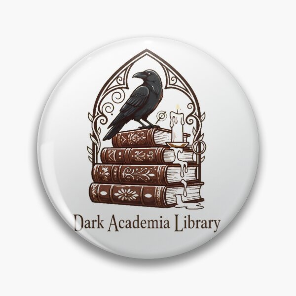 Item preview, Dark Academia Library Vintage Books Raven Gothic Candle Art designed and sold by Ahmed Nedji.