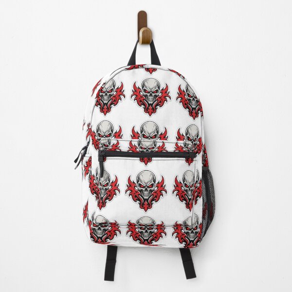 Item preview, Demon Skull Tribal Red Flames Sticker Graphic designed and sold by DKSH1234.