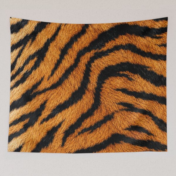 Item preview, Tiger Stripe Animal Print | Wild Orange Black Fur Texture Pattern designed and sold by Atum&Art.