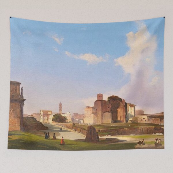 Item preview, A view of the Roman Forum with the Arch of Constantine designed and sold by SharonTheFirst.