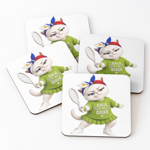 Item preview, Tennis player cat designed and sold by SHARAMDARA.