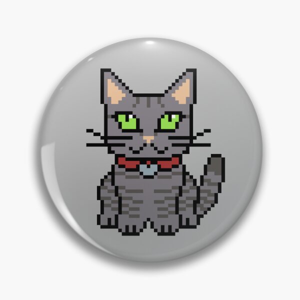 Item preview, Cute Pixel Art Tabby Cat | Retro 8-Bit Pixel Art designed and sold by OpenTabsDesigns.