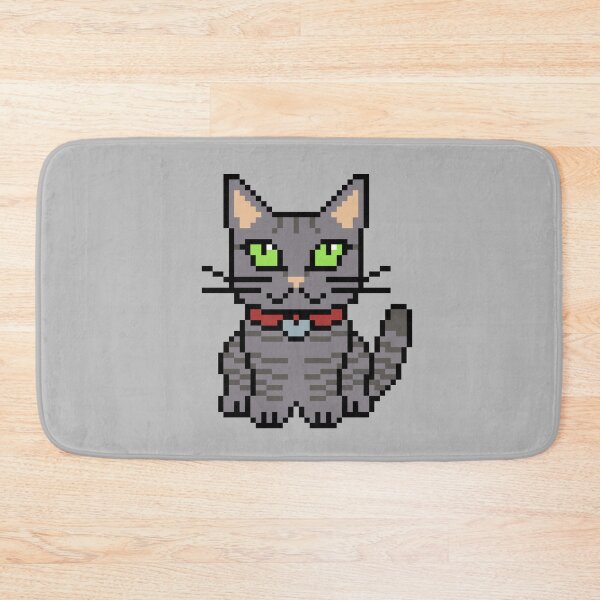 Item preview, Cute Pixel Art Tabby Cat | Retro 8-Bit Pixel Art designed and sold by OpenTabsDesigns.