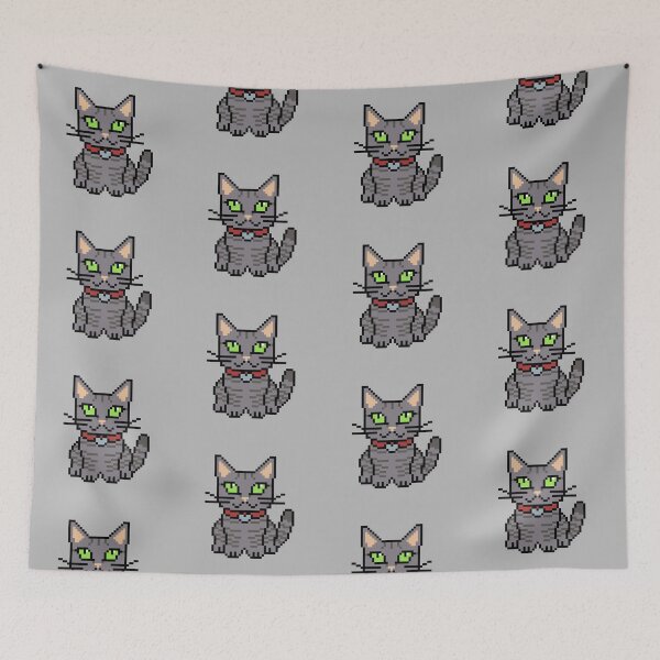 Item preview, Cute Pixel Art Tabby Cat | Retro 8-Bit Pixel Art designed and sold by OpenTabsDesigns.