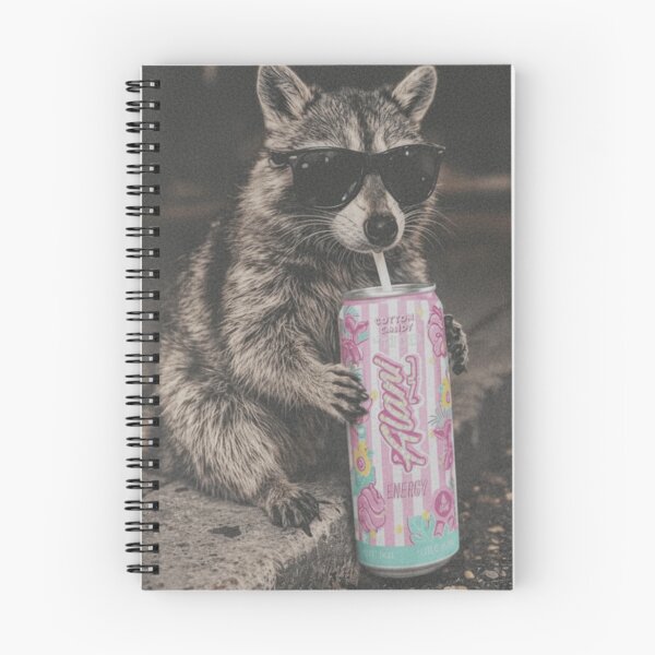 Item preview, Retro Raccoon Drinking Iced Coffee Funny Animal Meme Coffee Lover Raccoon designed and sold by Thread&Fable.
