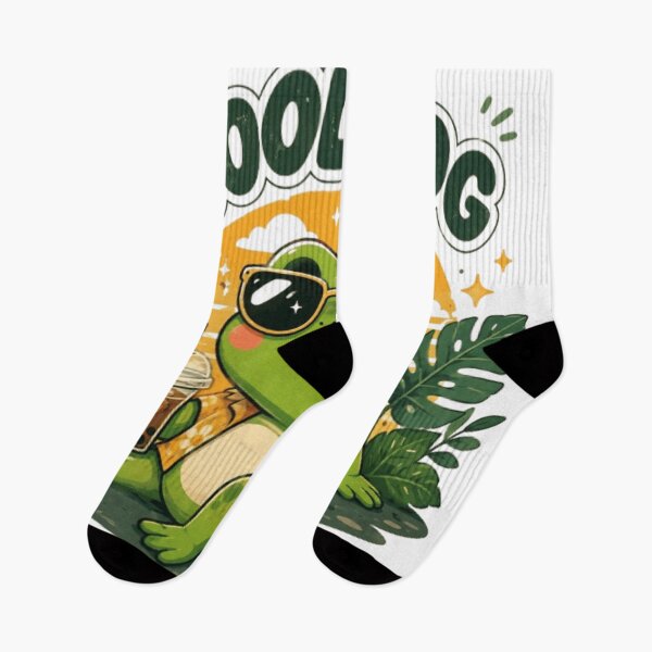 Item preview, Cool Frog Stay Cool Stay Happy – Cute Retro Kawaii Frog with Boba Tea designed and sold by ArhaanFashions.