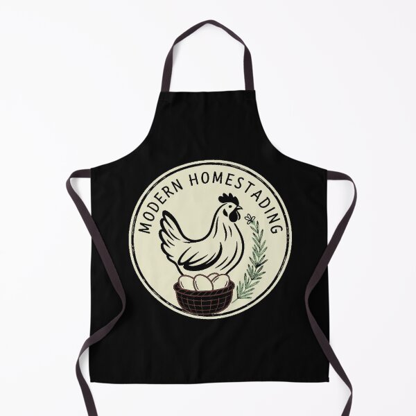 Item preview, Modern Homesteading Chicken Hen Basket Eggs Rosemary Logo designed and sold by Ahmed Nedji.