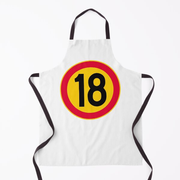 Item preview, 18th Birthday Age 18 Years Sign designed and sold by VectorForge Studio.