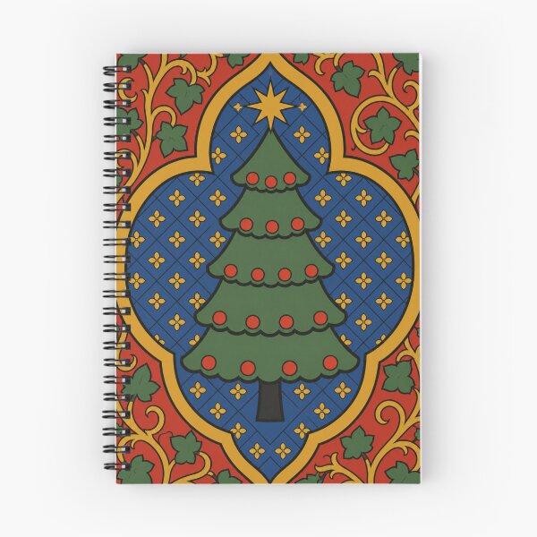 Item preview, Medieval Illuminated Christmas Tree — Gothic Stained Glass Panel designed and sold by Planthem.
