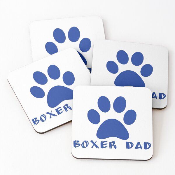 Item preview, Boxer Dad Paw Print Graphic designed and sold by GiaoCalonas.