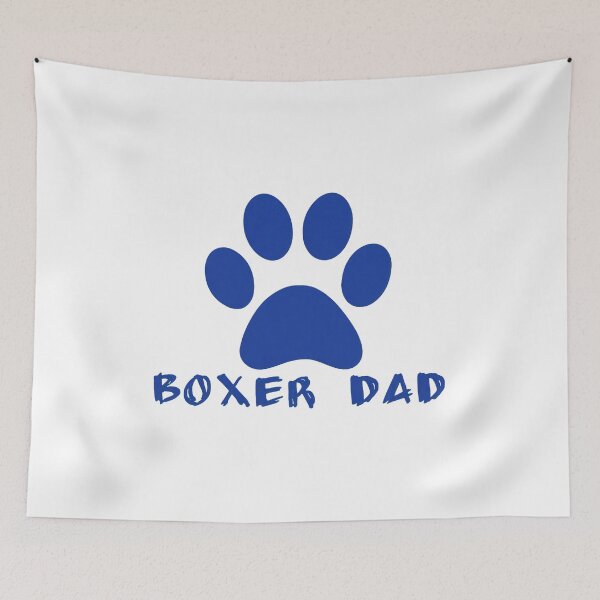 Item preview, Boxer Dad Paw Print Graphic designed and sold by GiaoCalonas.