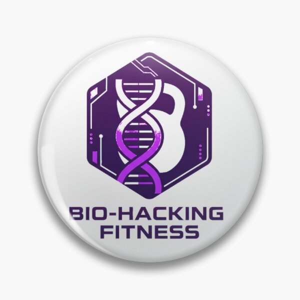 Item preview, Bio-Hacking Fitness Futuristic DNA Kettlebell Hexagon Logo designed and sold by Ahmed Nedji.