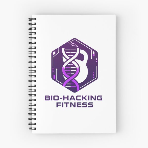 Item preview, Bio-Hacking Fitness Futuristic DNA Kettlebell Hexagon Logo designed and sold by Ahmed Nedji.