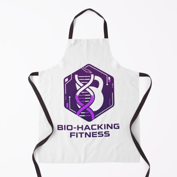 Item preview, Bio-Hacking Fitness Futuristic DNA Kettlebell Hexagon Logo designed and sold by Ahmed Nedji.