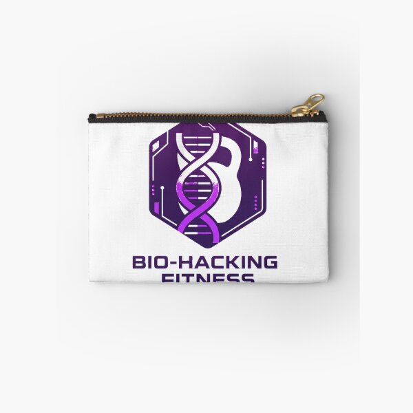 Item preview, Bio-Hacking Fitness Futuristic DNA Kettlebell Hexagon Logo designed and sold by Ahmed Nedji.