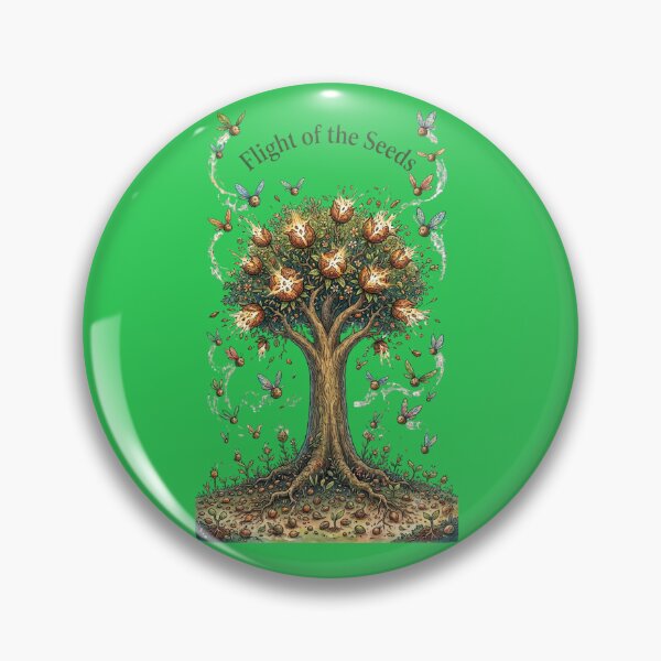 Item preview, Whimsical Exploding Tree with Flying Seeds designed and sold by TB-73.