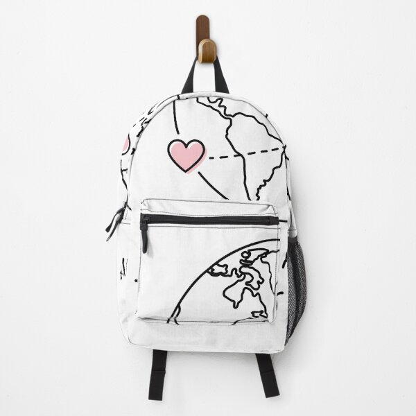 Item preview, Miles Apart Together At Heart Globe Line Art designed and sold by BobbyTee Merch.