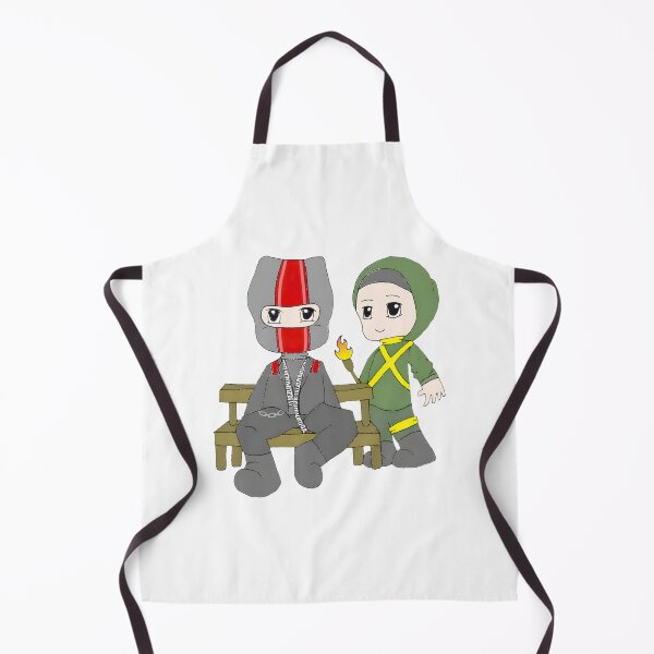 Item preview, Chibi Duo With Torch And Chains designed and sold by Mariah Green.