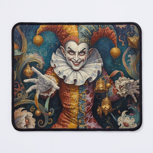 Item preview, Whimsical Watercolor Jester designed and sold by ArcaneVisionArt.