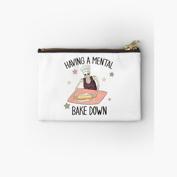 Item preview, Skeleton Baker Line Art Kitchen Humor designed and sold by Adronia.