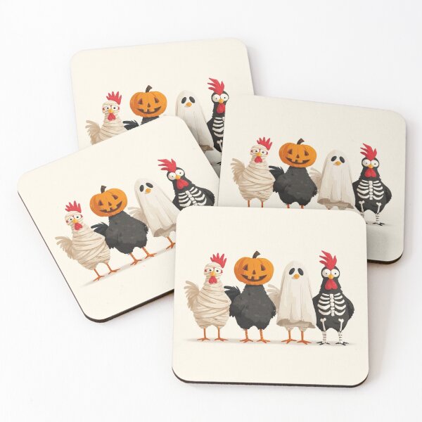 Item preview, Halloween Chickens Kawaii Farm Theme designed and sold by Adronia.