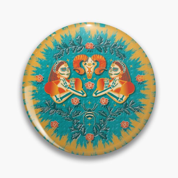 Item preview, Fire Katrinas, turquoise green background designed and sold by WONDERPRINTVALLEY.