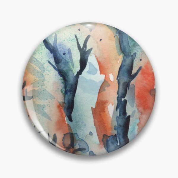 Item preview, Enchanted Forest Glow | Watercolor Landscape designed and sold by DzinkaDreamArt.