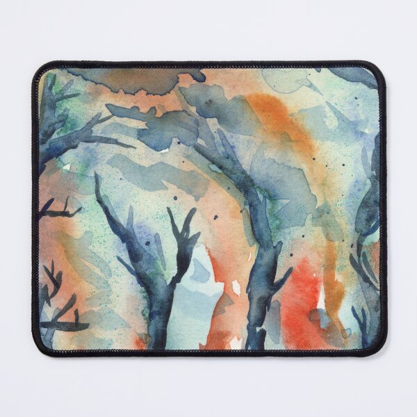 Item preview, Enchanted Forest Glow | Watercolor Landscape designed and sold by DzinkaDreamArt.