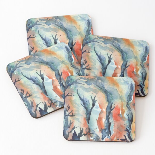 Item preview, Enchanted Forest Glow | Watercolor Landscape designed and sold by DzinkaDreamArt.