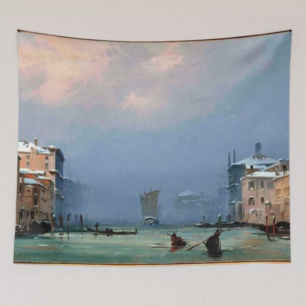 Item preview, Snow and Fog on the Grand Canal designed and sold by SharonTheFirst.