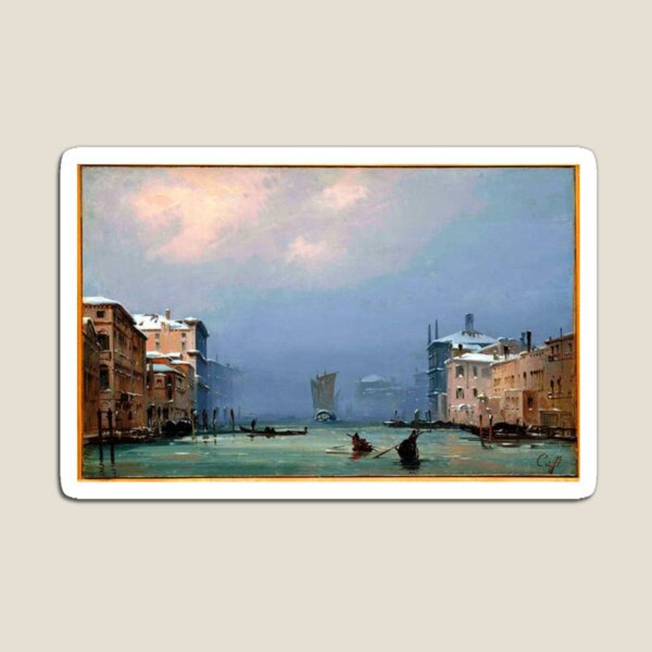 Item preview, Snow and Fog on the Grand Canal designed and sold by SharonTheFirst.