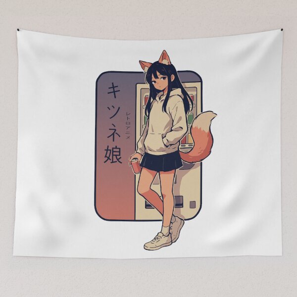 Item preview, Kitsune Girl Japanese Vending Machine designed and sold by SakuraHaven.