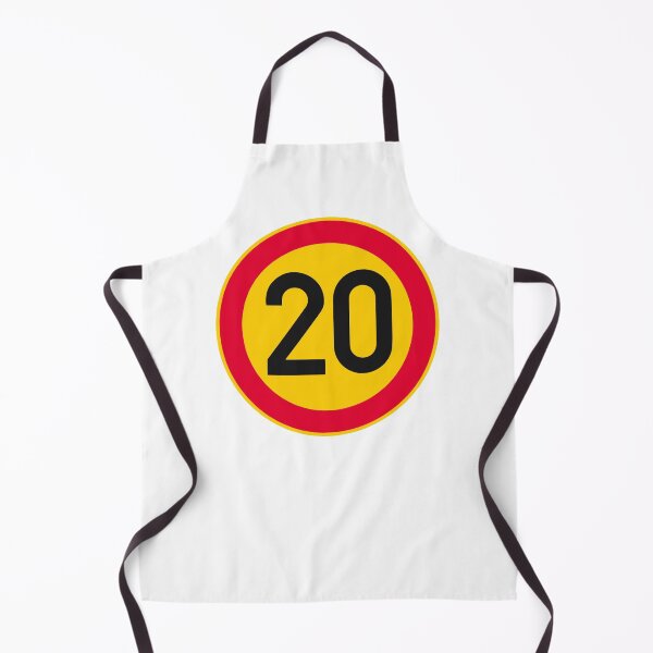 Item preview, Speed Limit 20 Birthday Age 20 Sign designed and sold by VectorForge Studio.
