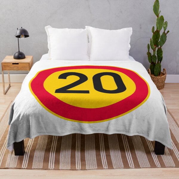 Item preview, Speed Limit 20 Birthday Age 20 Sign designed and sold by VectorForge Studio.