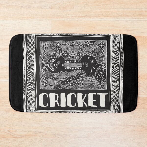 Item preview, Indigenous Cricket Ground – Aboriginal Style Sports Map & Line Art Print designed and sold by FreiherrPK.