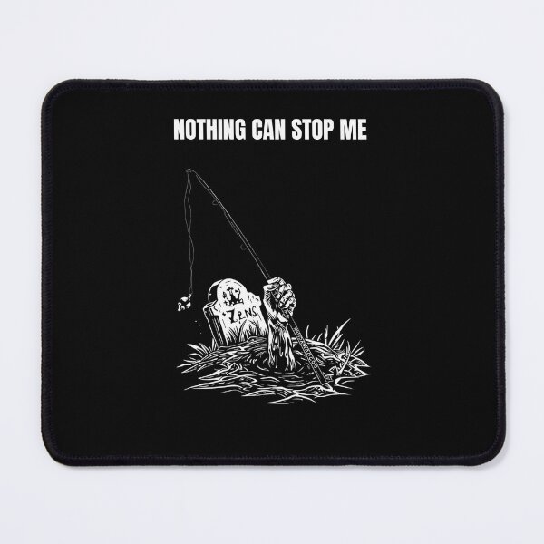 Item preview, Nothing Can Stop Me Zombie Fishing - Funny Halloween Angler designed and sold by GeekAnglerStore.