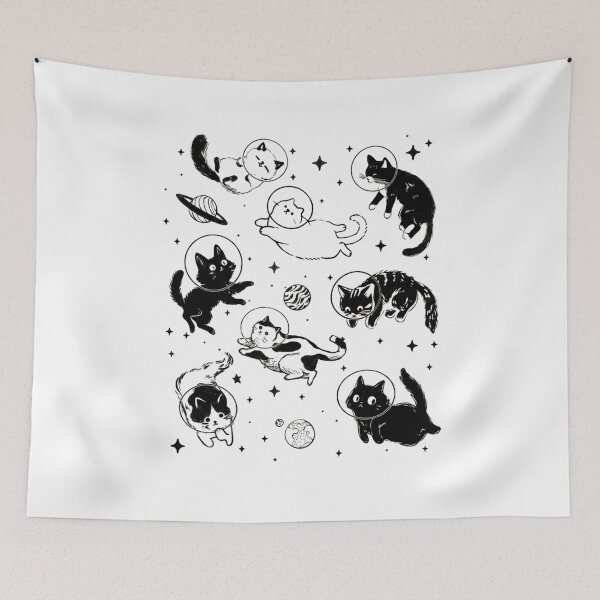Item preview, Cute Astronaut Cats Space Galaxy Kawaii Cat Lover Design designed and sold by wecrea.
