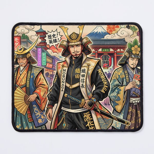Item preview, amurai in Tokyo – Colorful Japanese History Pop Art designed and sold by OddGarage.