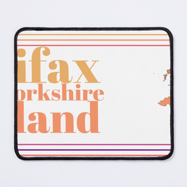 Item preview, Halifax West Yorkshire England City Marked On Map designed and sold by TheIconSmith.
