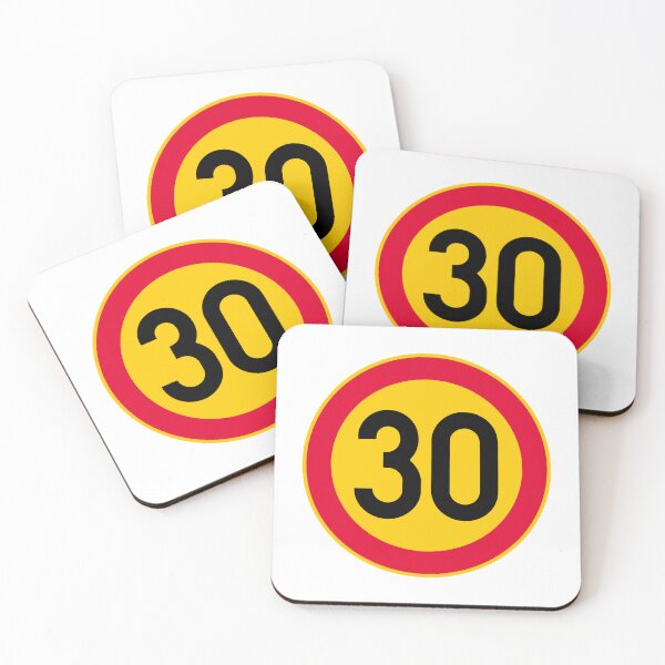 Item preview, 30th Birthday Speed Limit 30 Sign designed and sold by VectorForge Studio.