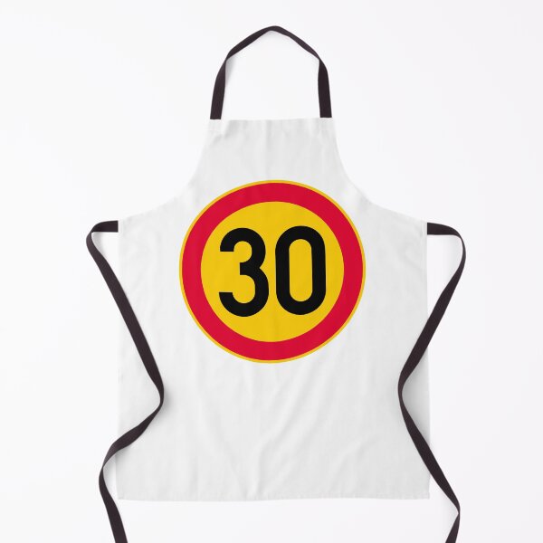 Item preview, 30th Birthday Speed Limit 30 Sign designed and sold by VectorForge Studio.