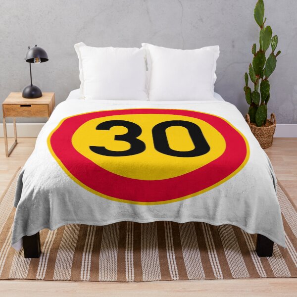 Item preview, 30th Birthday Speed Limit 30 Sign designed and sold by VectorForge Studio.