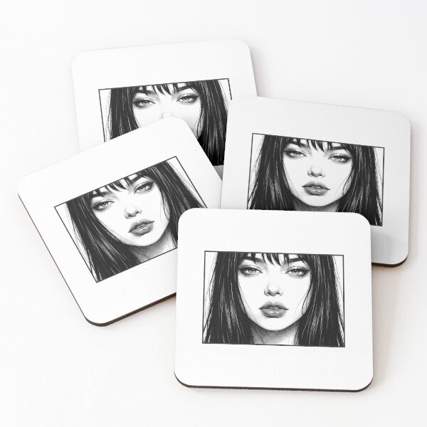 Item preview, Goth Girl Portrait designed and sold by OH-MY-GOTH.