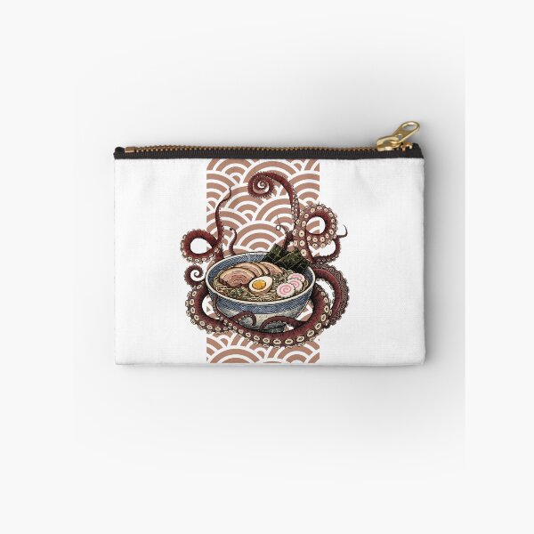 Item preview, Ramen Oni - Akkorokamui Ramen Bowl Japanese Octopus Horror Irezumi Art designed and sold by Neurospicy Trolls.