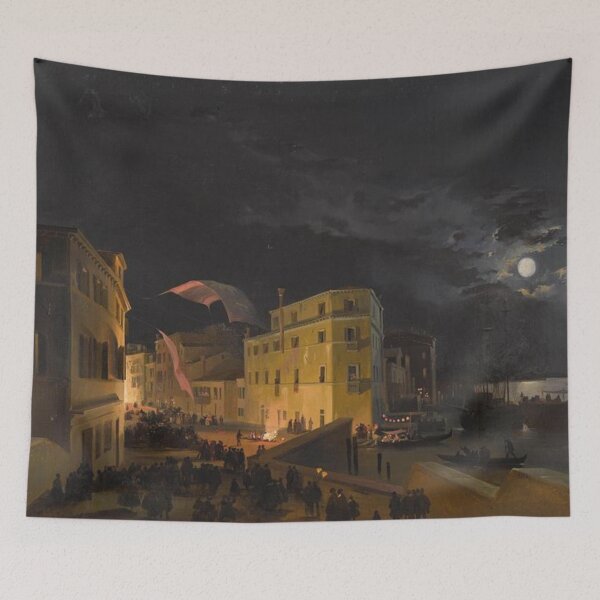 Item preview, Venice, Nocturnal Festivities on the Via Eugenia designed and sold by SharonTheFirst.