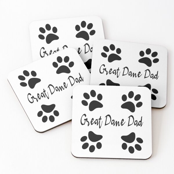 Item preview, Great Dane Dad Paw Prints Graphic designed and sold by GiaoCalonas.