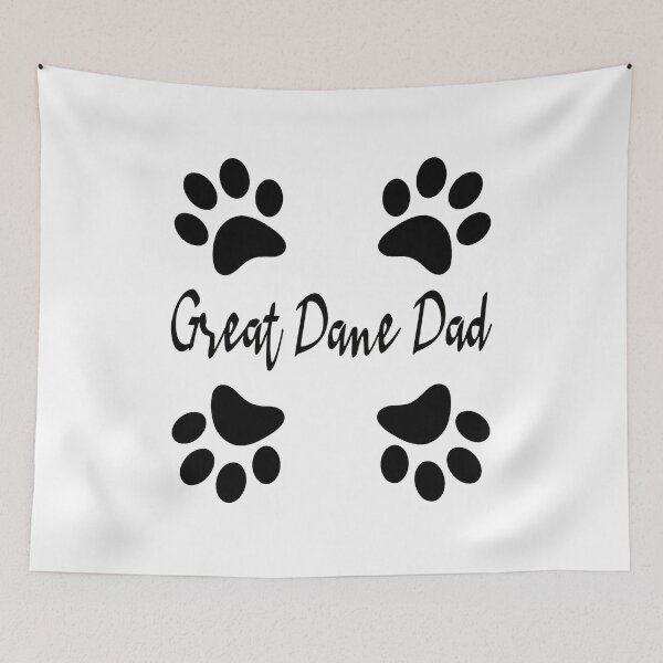 Item preview, Great Dane Dad Paw Prints Graphic designed and sold by GiaoCalonas.